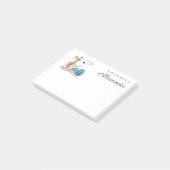 Cartoon Niedlicher Hund Welpe Wanderung Wälder Hüg Post-it Klebezettel (angewinkelt)