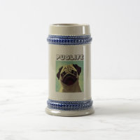 Cartoon Niedlicher je Adorable Puppy Mops Tasse Sh