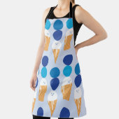 Cartoon niedliches Eis nahtlos Muster Design. Vi Schürze (InSitu)