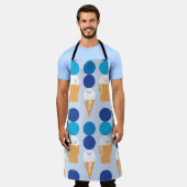 Cartoon niedliches Eis nahtlos Muster Design. Vi Schürze (Getragen)