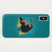 Cartoon NIFFLER™ mit Goldmünzen Case-Mate iPhone Hülle (Rückseite (Horizontal))