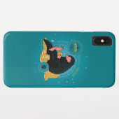 Cartoon NIFFLER™ mit Goldmünzen Case-Mate iPhone Hülle (Rückseite (Horizontal))