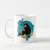 Cartoon NIFFLER™ mit Goldmünzen Kaffeetasse (Links)