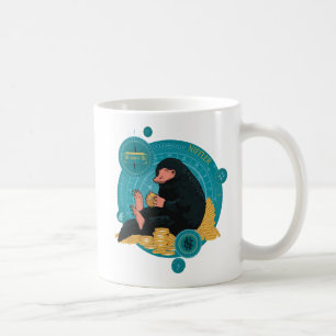 Cartoon NIFFLER™ mit Goldmünzen Kaffeetasse