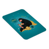 Cartoon NIFFLER™ mit Goldmünzen Magnet (Rechte Seite)