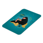 Cartoon NIFFLER™ mit Goldmünzen Magnet (Linke Seite)