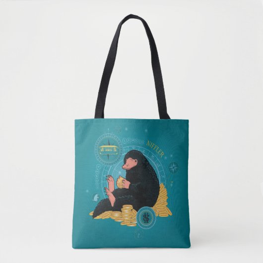 Cartoon NIFFLER™ mit Goldmünzen Tasche (Vorderseite)