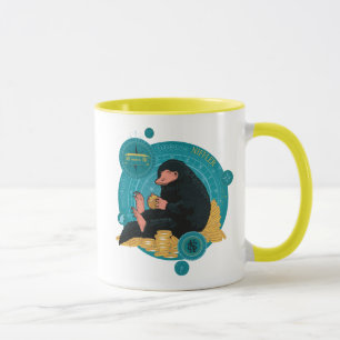 Cartoon NIFFLER™ mit Goldmünzen Tasse