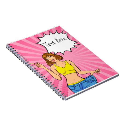 Cartoon-Notebook Notizblock (Rechte Seite)