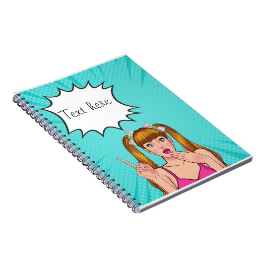 Cartoon-Notebook Notizblock (Rechte Seite)