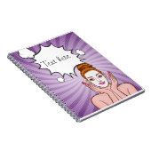 Cartoon-Notebook Notizblock (Rechte Seite)