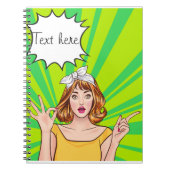 Cartoon-Notebook Notizblock (Vorderseite)