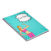 Cartoon-Notebook Notizblock (Rechte Seite)
