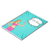 Cartoon-Notebook Notizblock (Linke Seite)