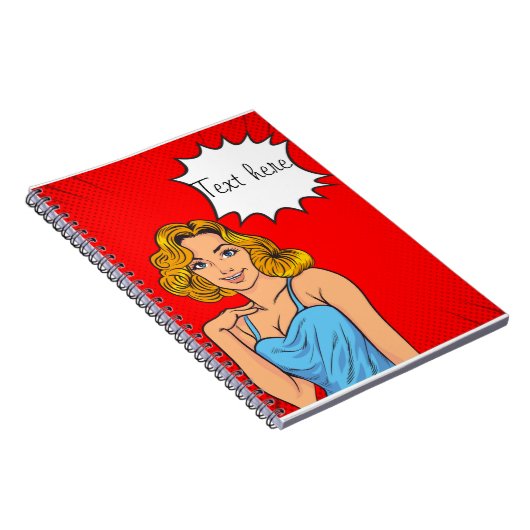 Cartoon-Notebook Notizblock (Rechte Seite)
