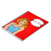 Cartoon-Notebook Notizblock (Linke Seite)