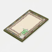 Cartoon Nurse Frog Nachnotizen Post-it Klebezettel (angewinkelt)