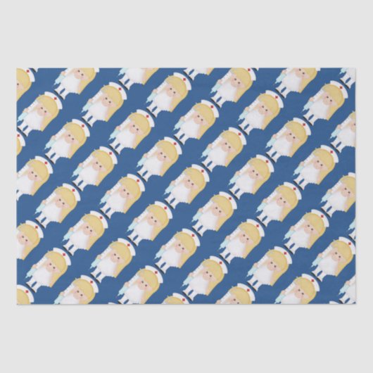 Cartoon Nurse Unterlebepapier Seidenpapier (Vorderseite)