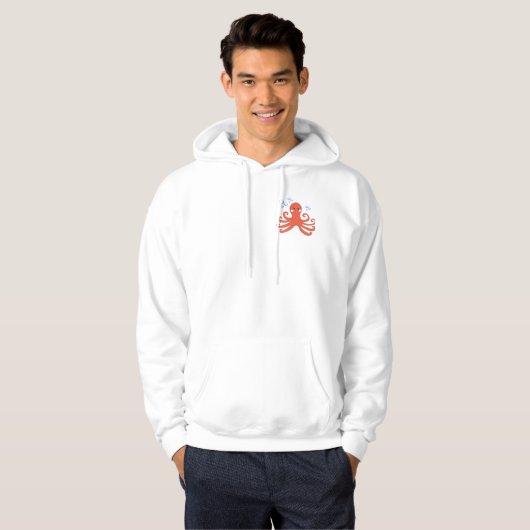 Cartoon Octopus Hoodie (Vorne ganz)