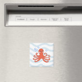 Cartoon Octopus Magnet (In Situ (Geschirrspüler))