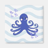Cartoon Octopus Magnet (Vorne)
