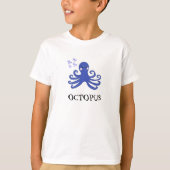 Cartoon Octopus T-Shirt (Vorderseite)