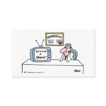 Cartoon- oder Terminkarte des Orthopädisten