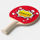 Cartoon OOPS und SMASH Tischtennis Schläger (Vorderseite)