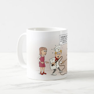 Cartoon; Opletten met tijgerbrood Kaffeetasse