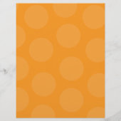 Cartoon Orange Giraffe Green Dots Kinderspass Briefkopf (Rückseite)