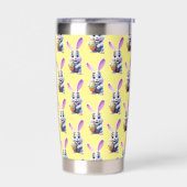 Cartoon Ostersonnige Thermobecher (Links)