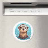 Cartoon-Ottomographie Magnet (In Situ (Geschirrspüler))