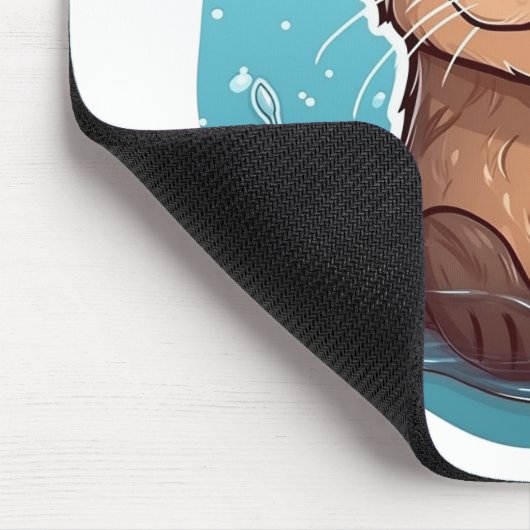 Cartoon-Ottomographie Mousepad (Ecke)