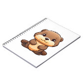 Cartoon-Ottomographie Notizblock (Linke Seite)