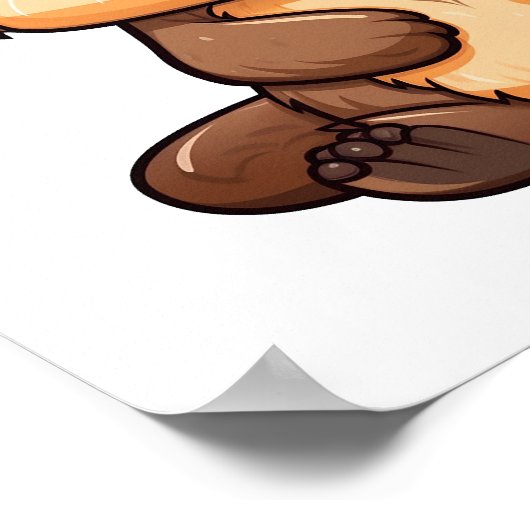 Cartoon-Ottomographie Poster (Ecke)