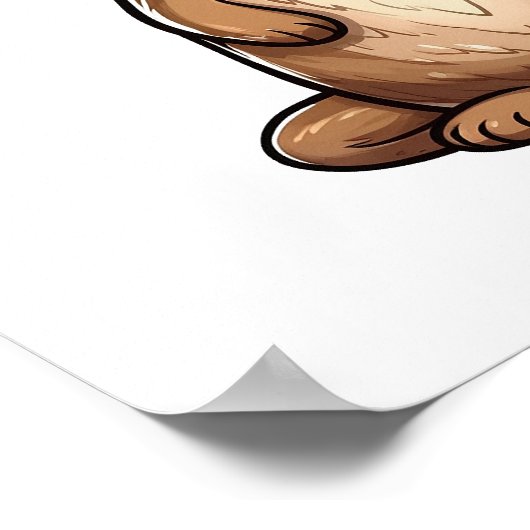 Cartoon-Ottomographie Poster (Ecke)