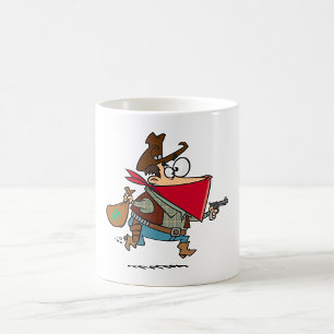 Cartoon Outlaw Kaffeetasse