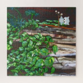 Cartoon Owl in Banyan Tree Puzzle (Horizontal)