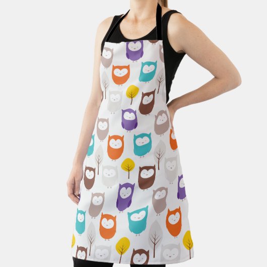 Cartoon Owls Schürze (InSitu)