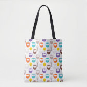 Cartoon Owls Tasche (Vorderseite)