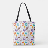 Cartoon Owls Tasche (Rückseite)