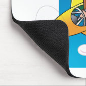 Cartoon P51 Mousepad (Ecke)