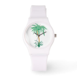 Cartoon Palm Tree Sporty Watch Armbanduhr