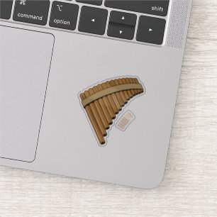 Cartoon Pan Flam / PanPipes Aufkleber