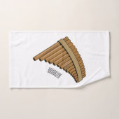 Cartoon Pan Flam / PanPipes Badhandtuch Set (Handtuch)