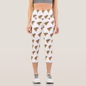 Cartoon Pan Flam / PanPipes Capri Leggings (Vorderseite)