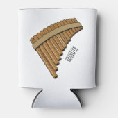 Cartoon Pan Flam / PanPipes Dosenkühler (Vorderseite)