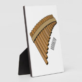 Cartoon Pan Flam / PanPipes Fotoplatte (Seite)