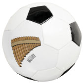Cartoon Pan Flam / PanPipes Fußball (Dreiviertel)