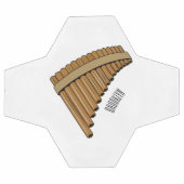 Cartoon Pan Flam / PanPipes Fußball (Flach)